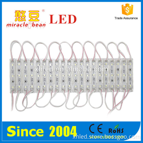 High Brightness 3 chips smd 5630 waterproof injection 12V led module light
